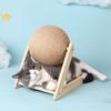 Cat Cratchers Ball Toys Sisal and Wood Stable Triangle Cats Indoor Stuff Sturdy Scratching Cool Scratch On Stand Spin