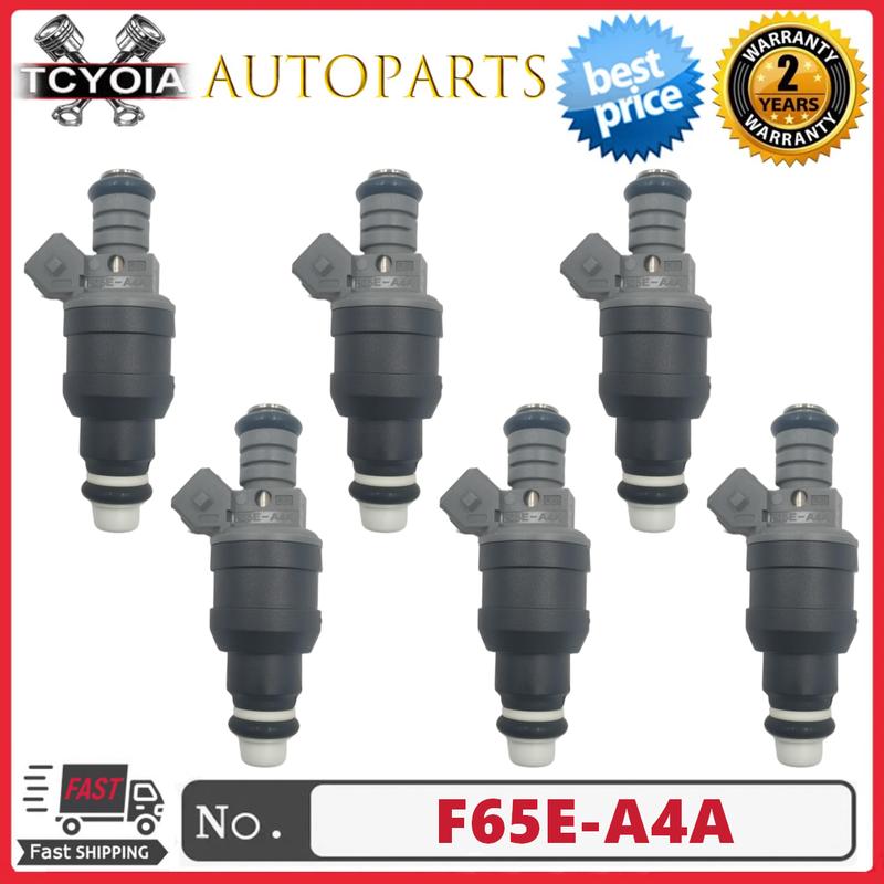 6PCS Fuel Injectors F65E-A4A For 1995-1998 Ford Windstar 3.8L / F-150 E-150 E-250 4.2L