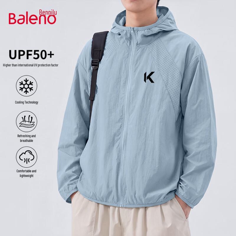 Baleno Men s Lightweight Breathable Sun Protection Jacket 3XL