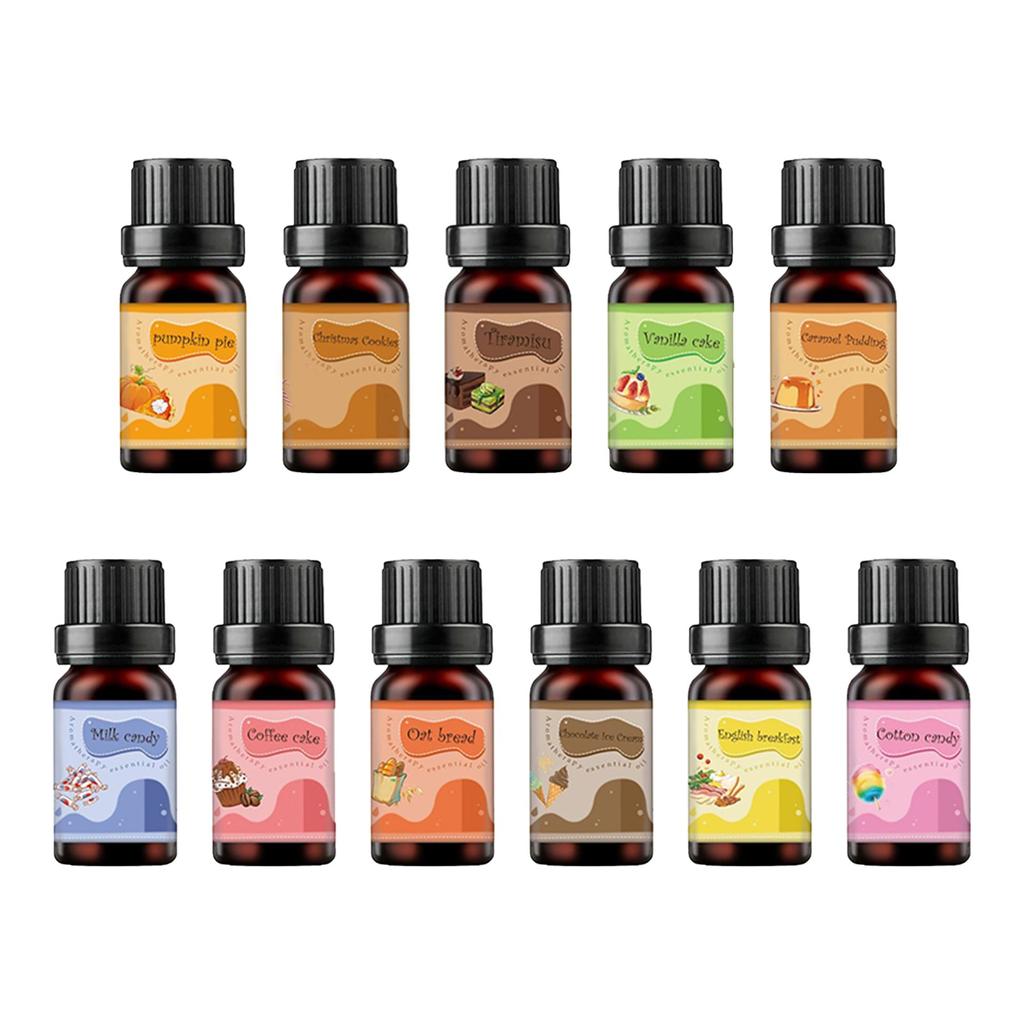Aromatherapy Set, Christmas Aromatherapy Oil Set 10ml*6, Aromatherapy Holiday Decoration Suitable For Diffuser Diffuser Perfume