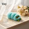 Soft Plush Keychain Sunglasses Caterpillar Keychain, Stuffed Keyring Pendant for Bag Decoration Bags & Car Keys, Decorative Backpack Purse Accessory