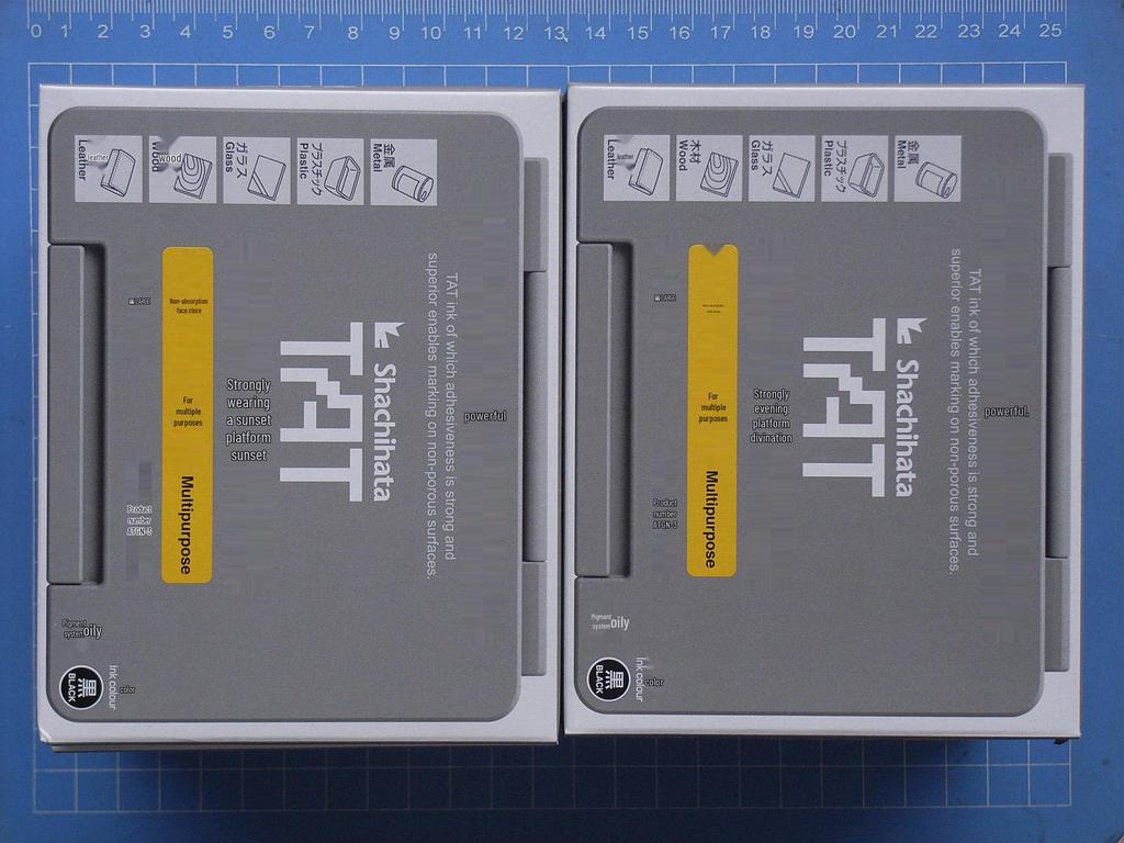 Shachihata Quick-Dry Oil-Based Waterproof Stamp Pad for Multi-Purpose Use