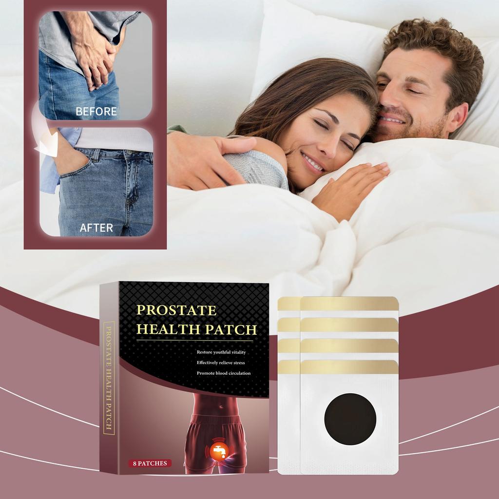 Herbales Prostata-Pflaster für Männer Vorpflege-Pflaster bei häufigem Harndrang, dringendem Harndrang, Nieren- und Nabelbereich Mann.