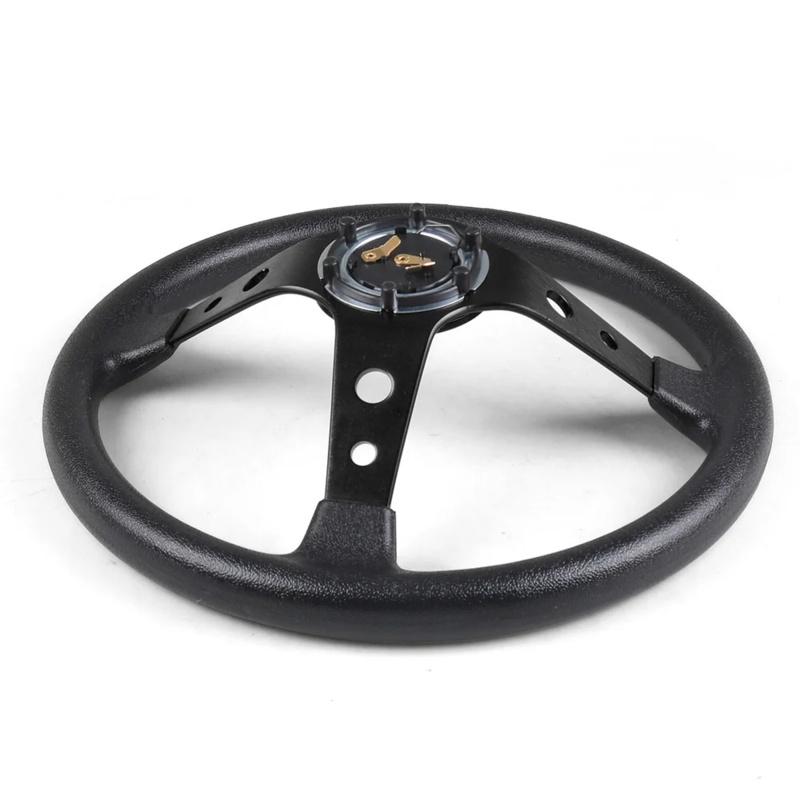 PU Leather 14inch 350mm Car Racing Steering Wheel With Adapter Plate 70mm PCD For Logitech G29 G920 G923 For Racing Game