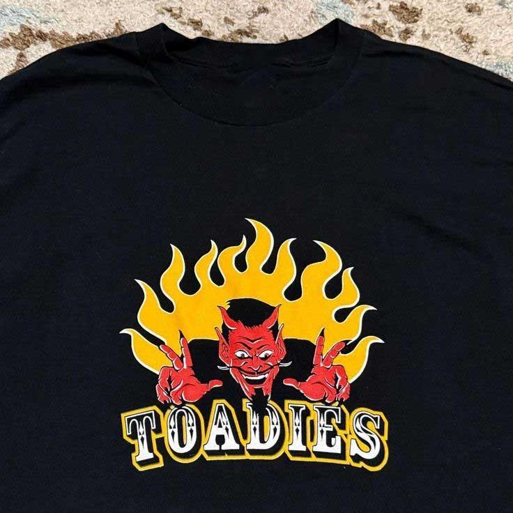 Винтажная футболка с изображением группы Toadies Devil, размер L, альтернативный рок, BL772, унисекс XL