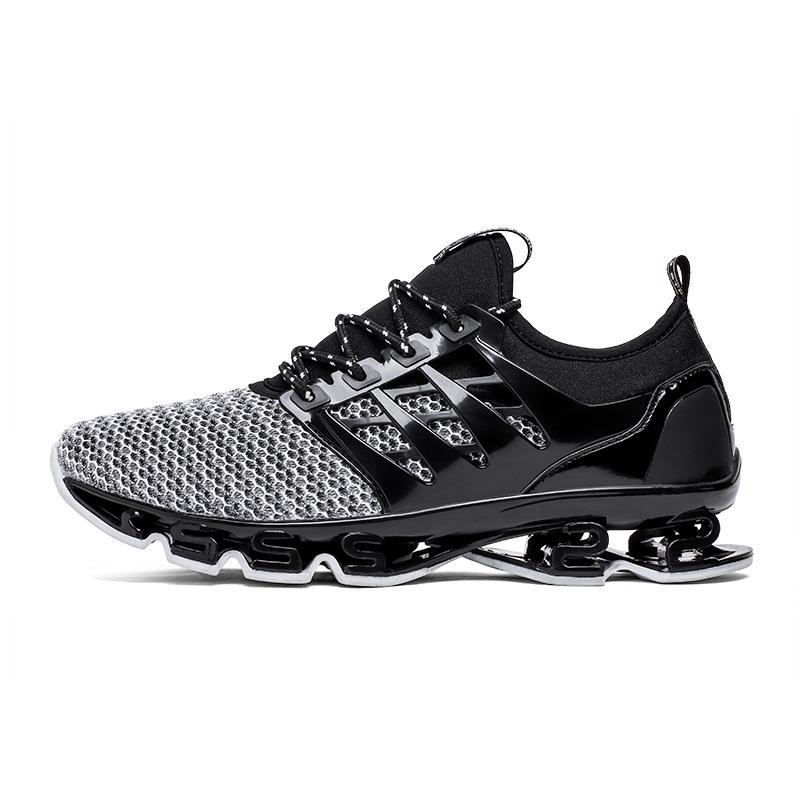 

39-47 Men s Casual Sports Shoes Breathable Sports Shoes Running Shoes Blade Shoes 46 срібний