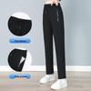 Woodpecker Women's Summer Ice Silk Straight-Leg Casual Pants