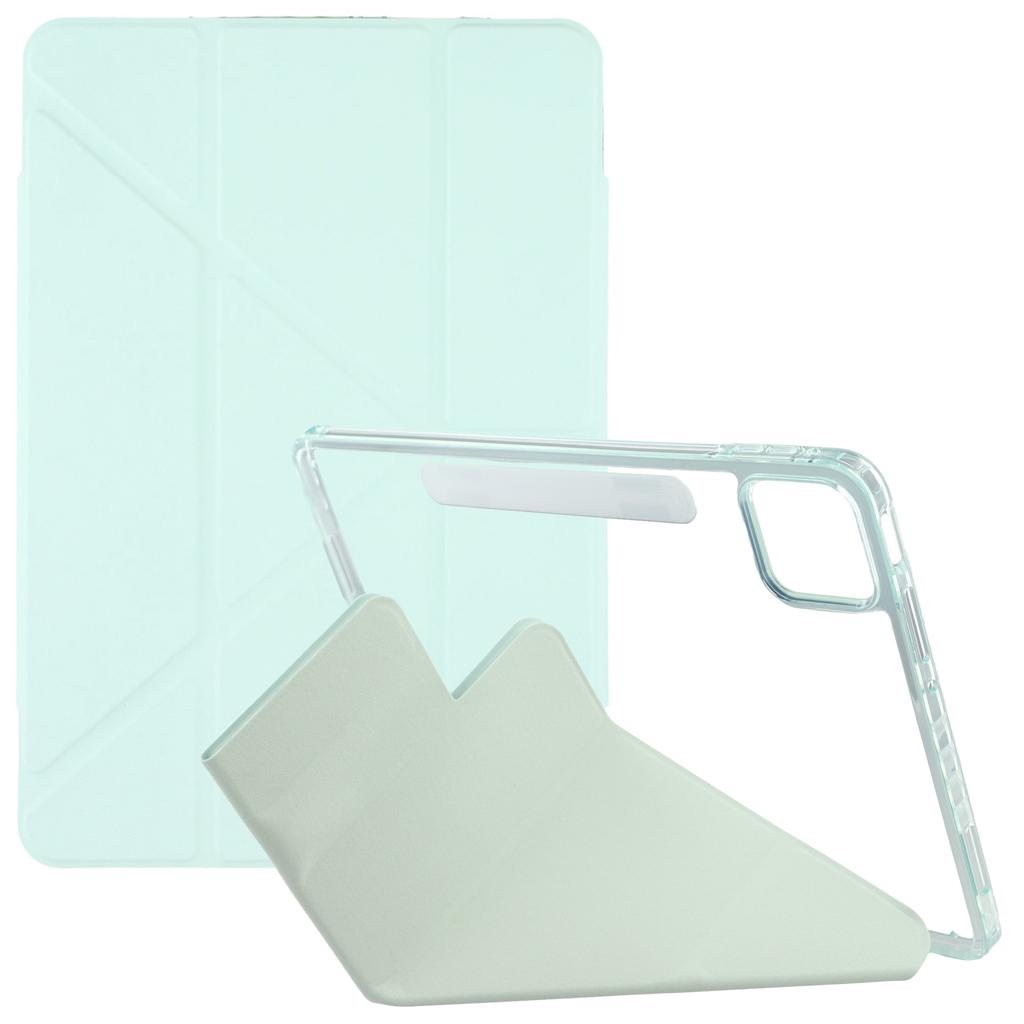For Xiaomi Pad 7 Pro/Pad 7 Case Magnetic Dual Clasp PU TPU Acrylic Origami Stand Tablet Cover