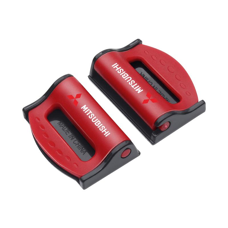 Automobile Safety Belt Buckle Clip Safety Stop Limiter Adjuster For Mitsubishi Lancer EX 10 Outlander 3 Asx L200 Car Accessories