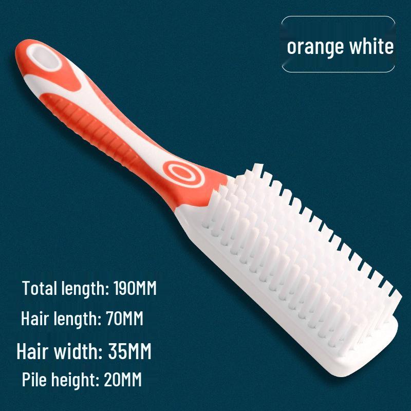 Shoe-Friendly Nano Soft Bristle Brush with Durable Extended Handle for Laundry and Dormitory Cleaning