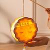 with Tassel Handheld Mooncake Lantern Traditional Portable Glowing Lamp  Mid-Autumn Festival