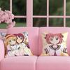 Yuru Yuri Cushion Cover Reversible Plush Pillow Cover – For Car, Sofa, Bedroom, Perfect As a Gift.