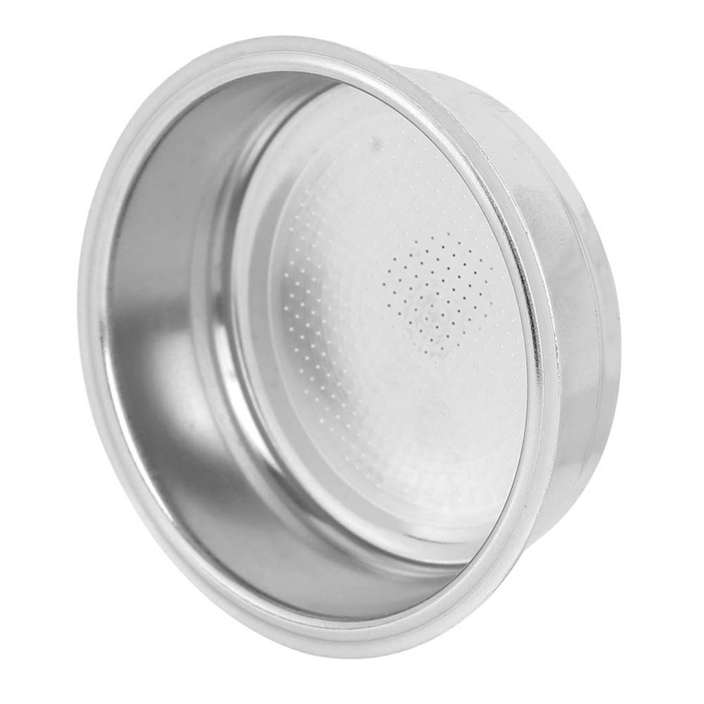 51mm Single Layer Stainless Steel Coffee Machine Filter Strainer Bowl Fit for DeLonghi