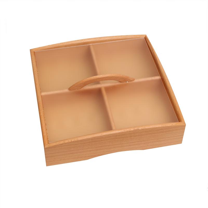 Divided Wooden Dried Fruit & Snack Platter