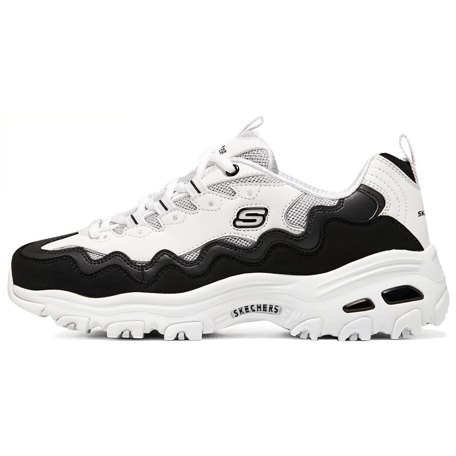 (WMNS) Skechers D LITES 1.0 White Black Women s 149792-WBK EU 37.5