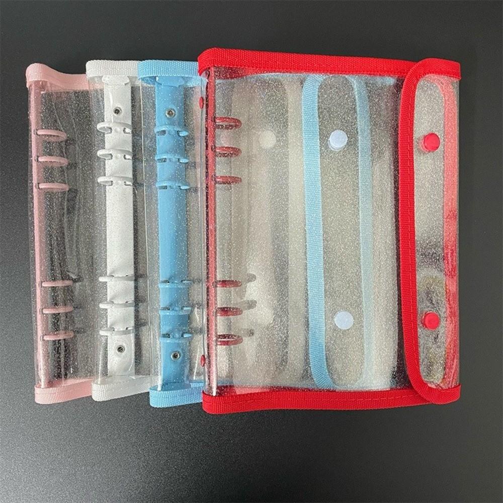 A5 Loose Leaf Binder Double-Buckle Cover Card Organizer Holder DIY Collect Book  for Idol Cards