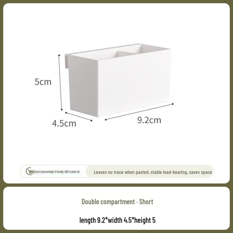 Минималистичный белый вертикальный настольный органайзер и коробка-книгодержатель 780₽