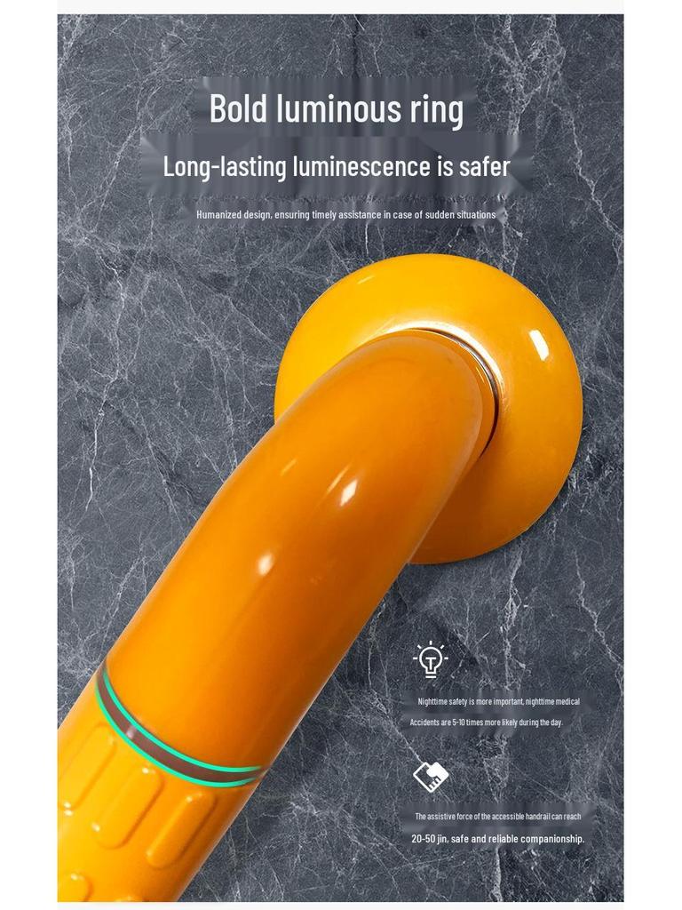 Barrier-Free Anti-Slip Corridor Grab Bar for Bathrooms, Ideal for Elderly and Nursing Homes