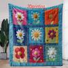 Hawaiian Floral Ultra-Soft Polyester Soft Blanket, Perfect Gift for Home Office Travel Outdoor, Small Throw Blanket Nap Blanket