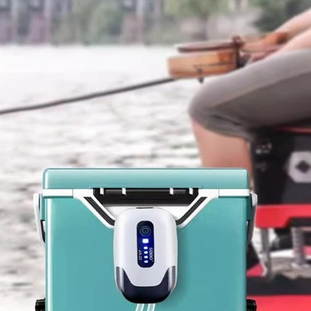 Water Proof Aquarium Oxygen Pump USB Rechargeable Portable Aerator Small Oxygen Machine  Home Use