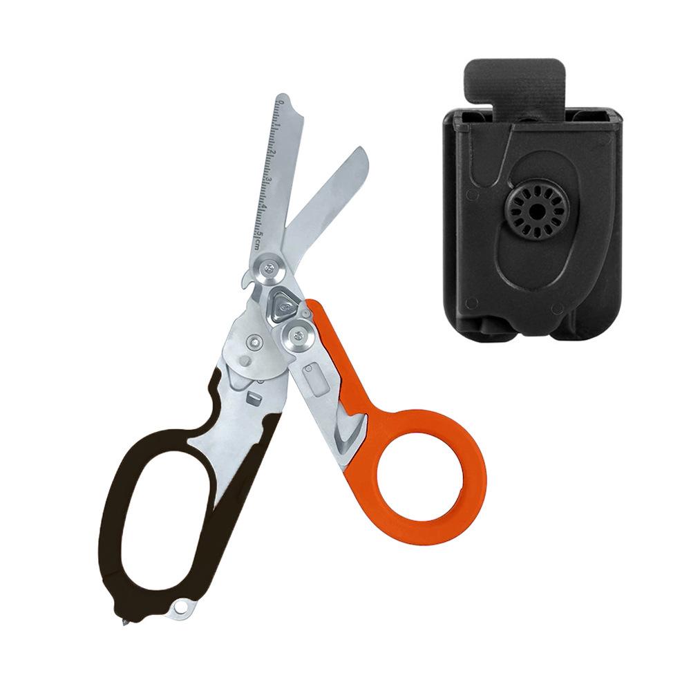 Forbici Raptor in Acciaio Inossidabile 420HC, Pinze Tattiche Multifunzione con Custodia in Kydex