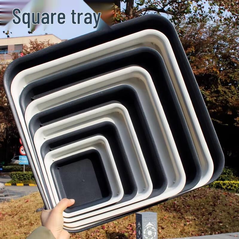 Square Plastic Flower Pot Tray