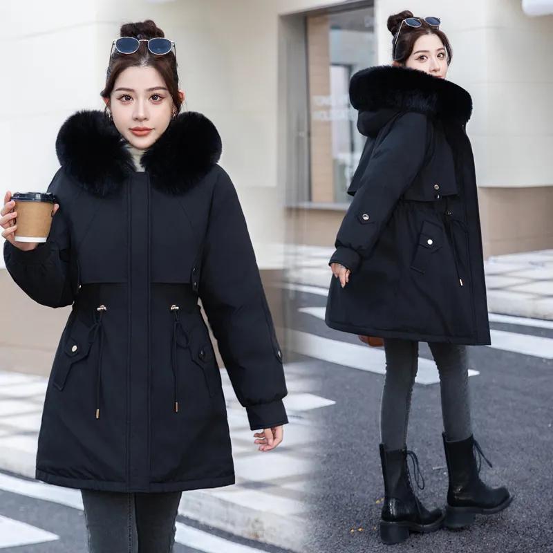 Cotton-padded Jacket Women's Winter Personality Irregular Cotton-padded Jacket Design Sense Loose Thick Padded Jacket Tide