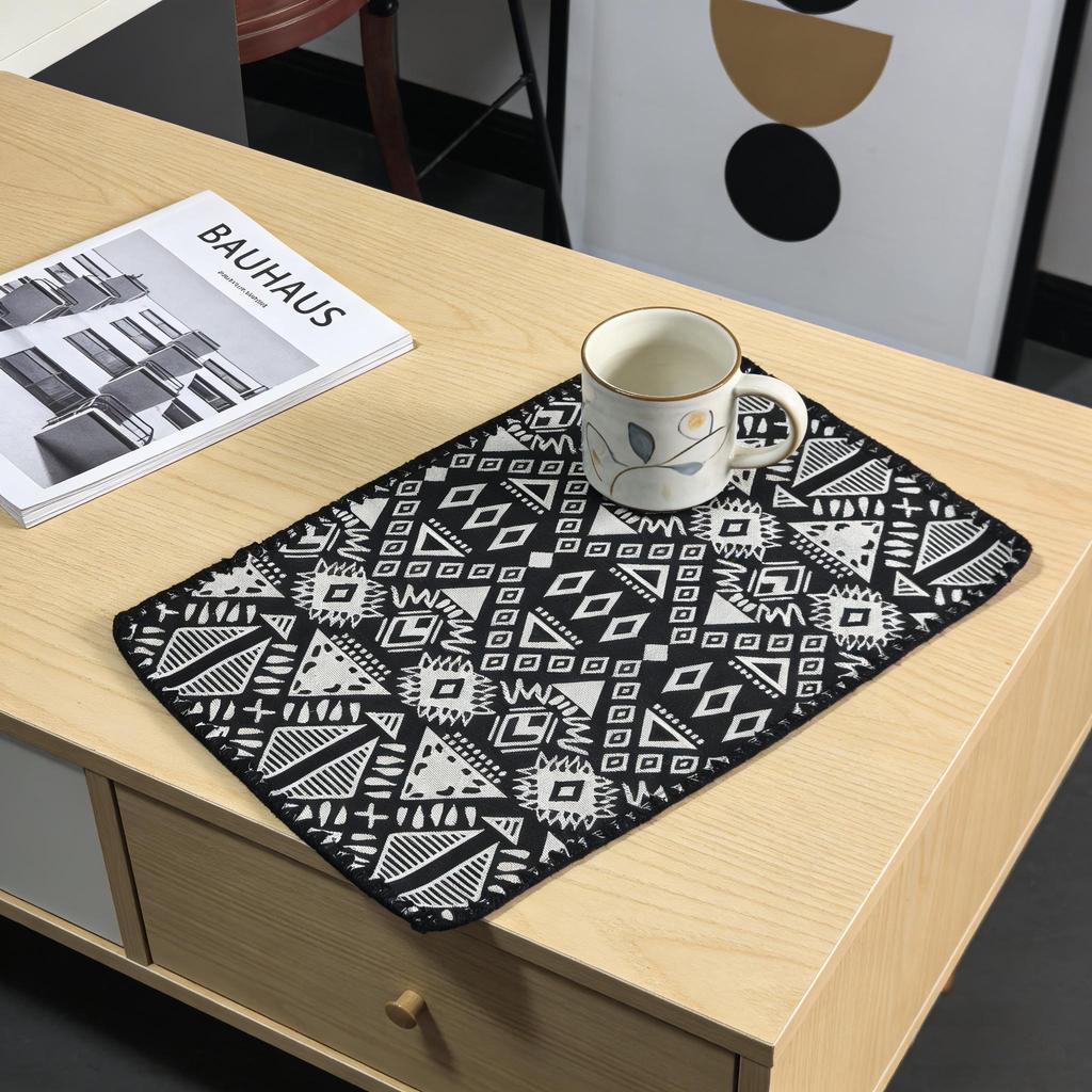 30x45cm Cotton Linen Placemats Placemats Dining Table Reusable Linen Placemats Woven Cloth Place Mats Cotton Table Mats
