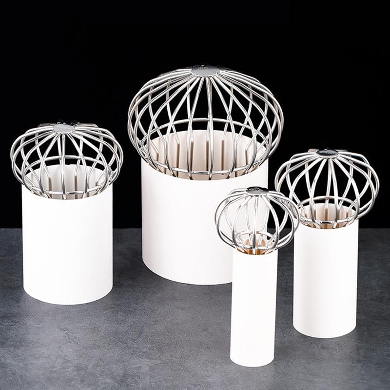 Strainer Garden Landscaping Floor Drain Gutter Guard 304 Stainless Steel Mesh Cover Stops Leaves Seeds Debris Gutter