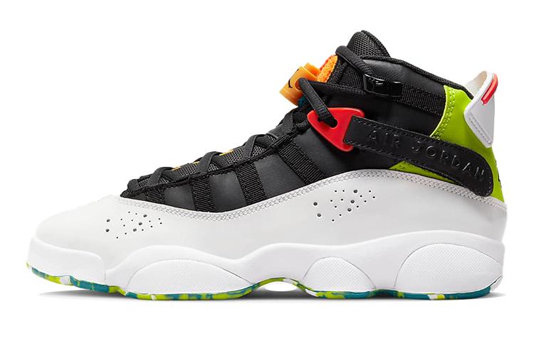 Jordan 6 Rings White Neon Green GS 323399-038 35.5