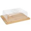 Wooden Board With A Cover For Serving Cheese And Cold Cuts 2563