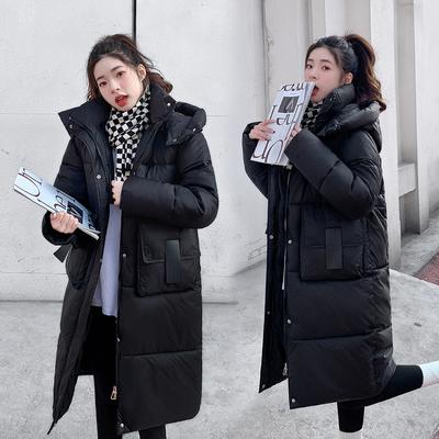 Down Cotton Clothes Anti-winter Women's New Medium and Long Fashionable Loose Thickened Warm Jacket