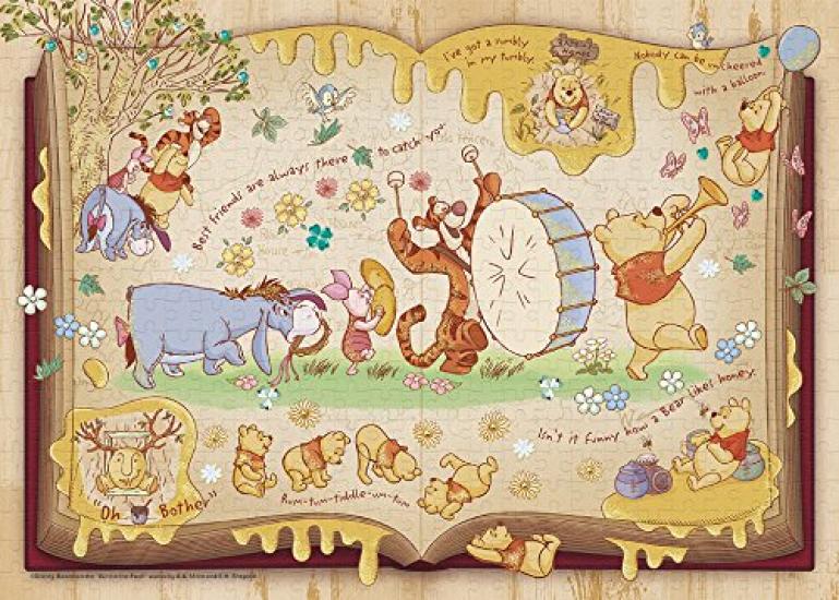 500-piece Jigsaw Puzzle Winnie the Pooh Honey Story [Puzzle Decoration] (38x53cm)