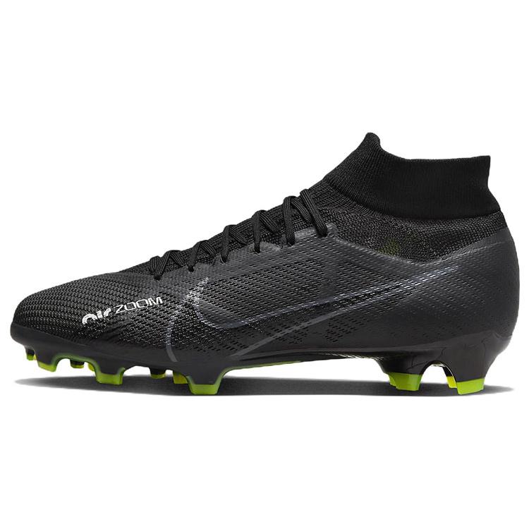 Ny Nike Zoom Mercurial Superfly 9 Pro Fg Svart Mørk Røykgrå DJ5598-001