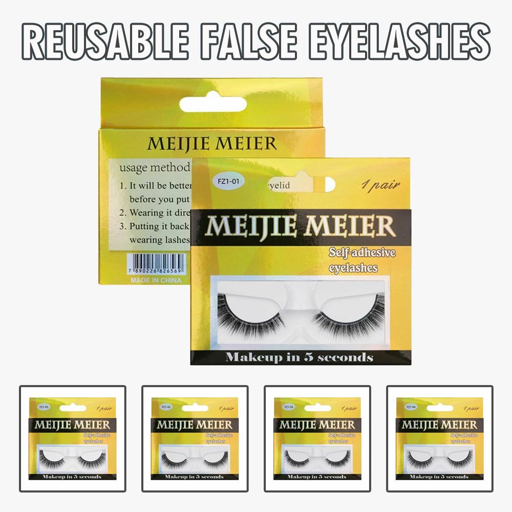 Cheap IDH Reusable False Eyelashes No Glue Required Mink Selfadhesive
