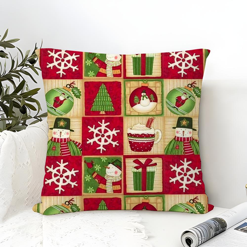 Diverse squarestyle prints Pillow Case linen pillow case sofa home decor cushion cover cushion cove