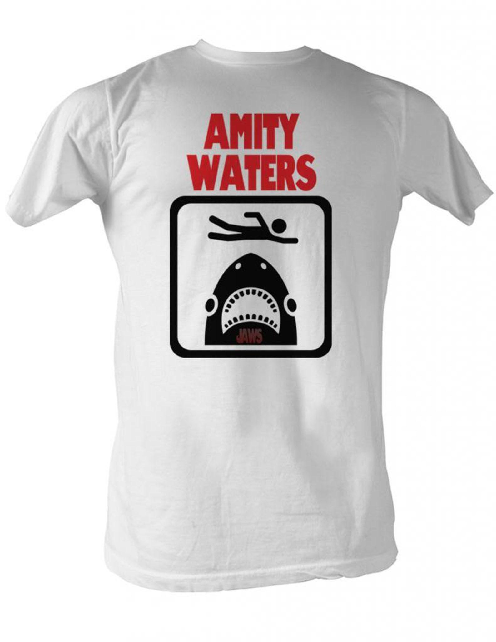Jaws Amity Waters White Adult T-Shirt 4XL
