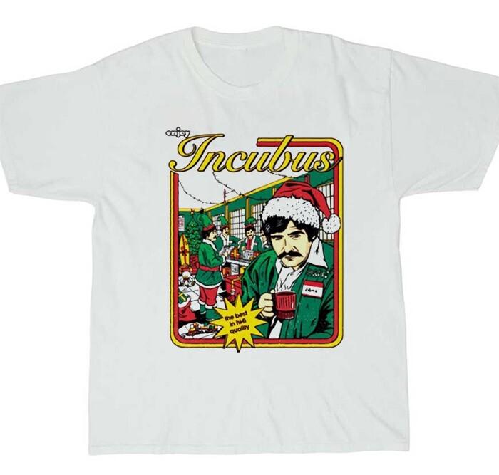 New Rare Incubus Band christmas Short Sleeve Unisex S-5XL T-Shirt 1CM627 Unisex T-Shirt M