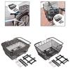 Generic Bicycle Rear Cargo Basket Sturdy Multifunctional with Carry Handle