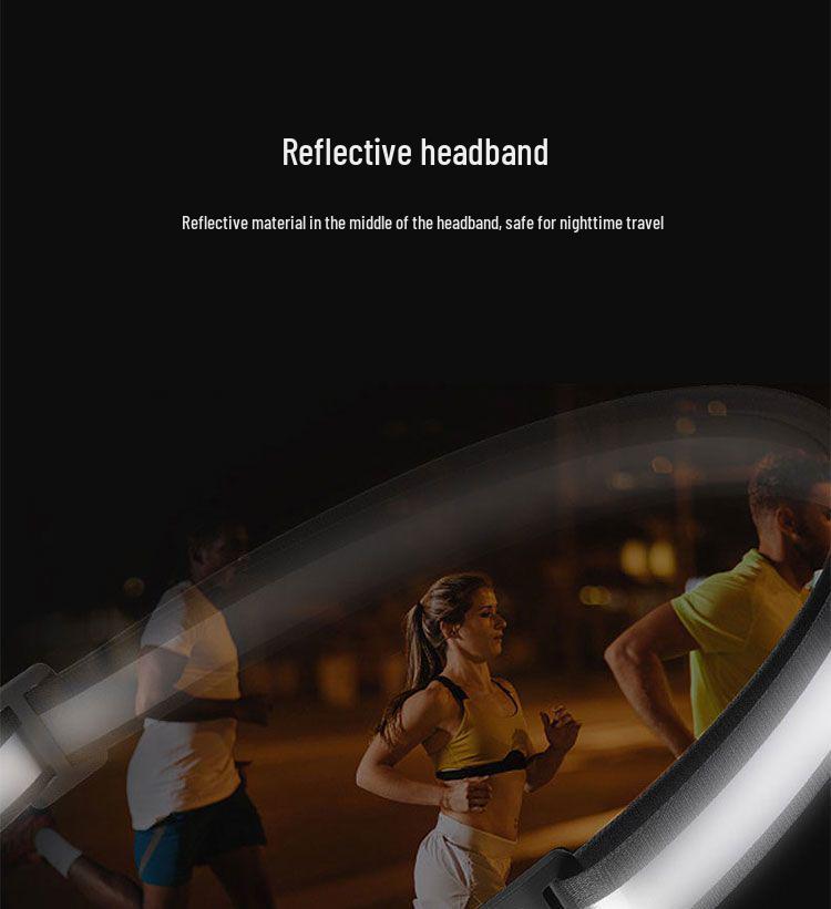 Rechargeable Clip-On Mini Chest Light for Night Running and Outdoor Sports