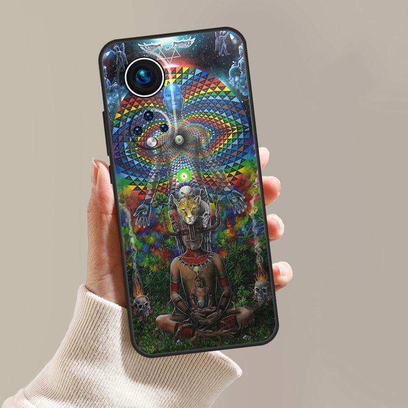 Spiritual Trippy Psychedelic Case For Honor Magic 5 6 7 8 Pro 200 400 Lite 50 70 90 Win RT X8c X8b X9a X9b X9c X9d Cover