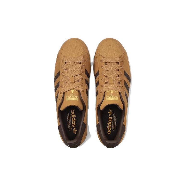 adidas Originals Superstar Pohodlné nízké tenisky Unisex tenisky Hnědé ID0993