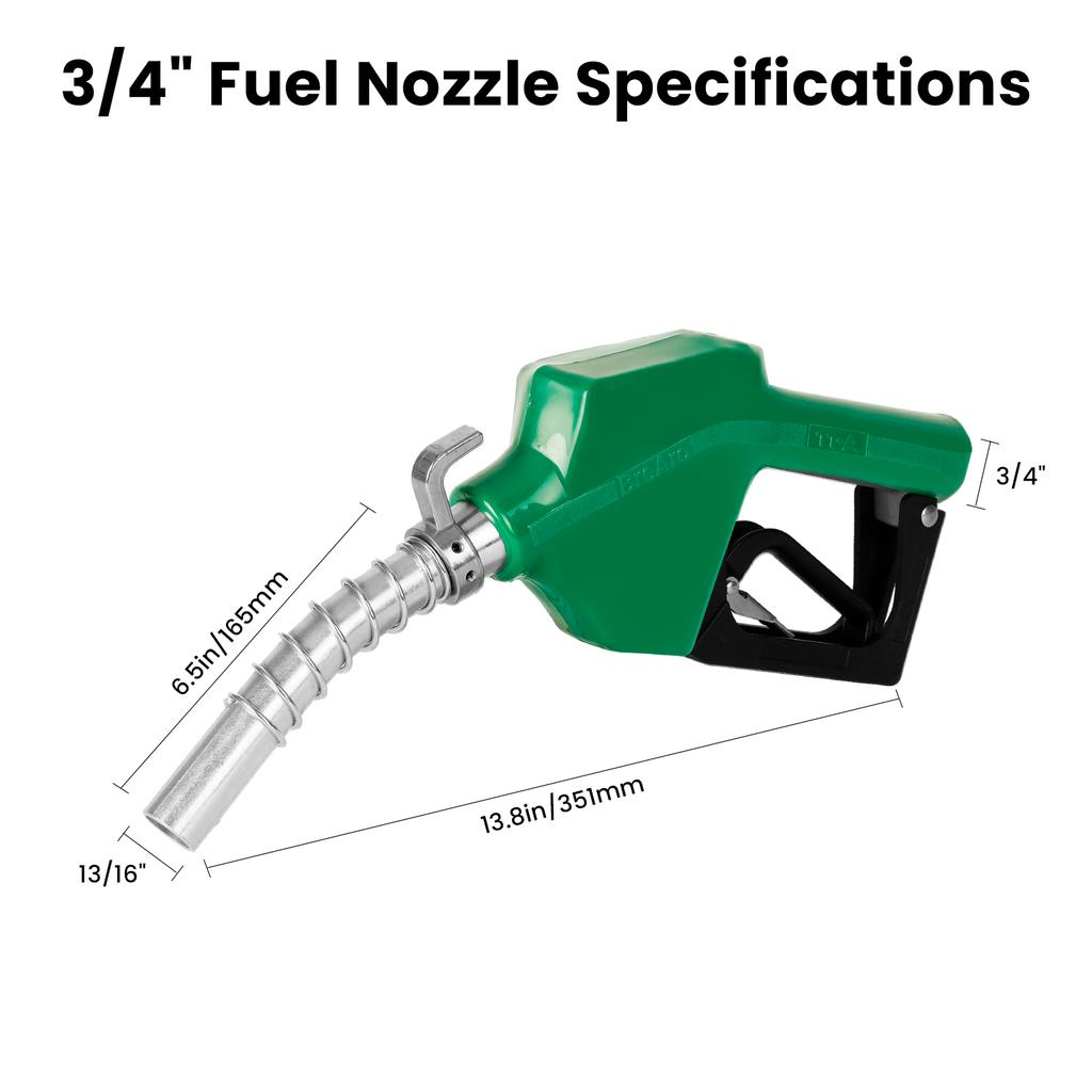 Aluminum Refilling Nozzle Gun Automatic Cut off Fuel Refilling Nozzle Diesel Oil Dispensing Tool Oil Water Manual Refueling Gun