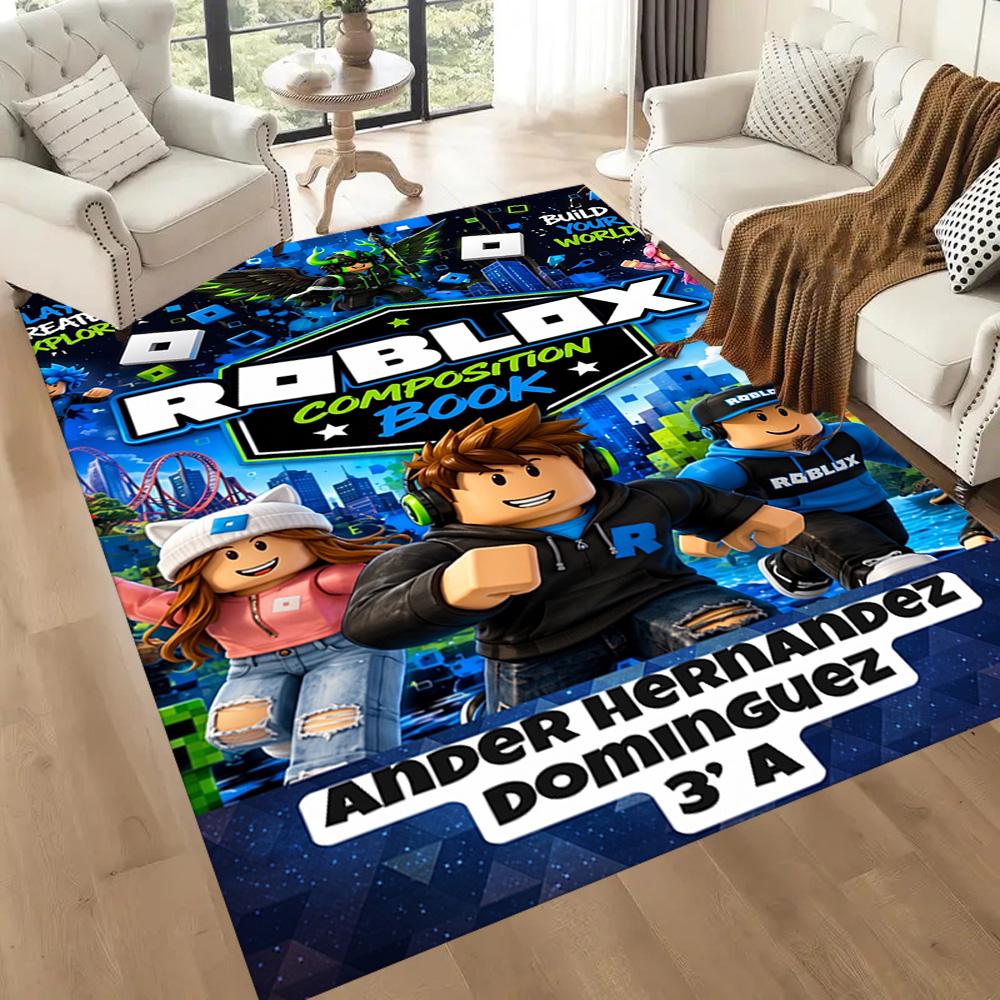 Roblox 423 Floor Rug Office Rug Perfect for Dormitory Entryway Outdoor Foyer Anti-slip Rug Anime Office Decor Perfect Gift for Friends & Family
