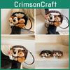 Cute Puppy Capybara Animal Plush Doll Crossbody Handbag For Girls Playtime