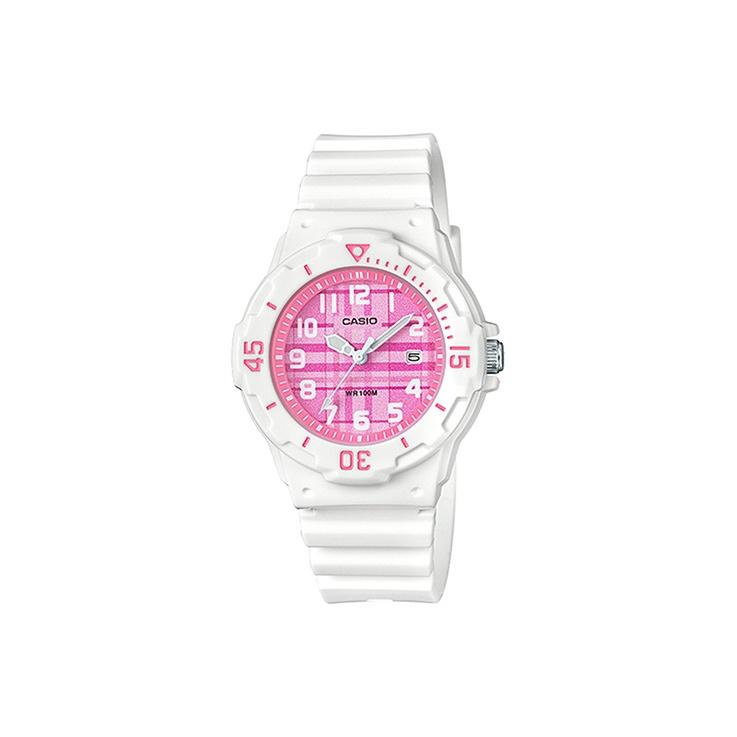 CASIO G Shock LRW200H 4C LRW-200H-4C Pink Checked Dial