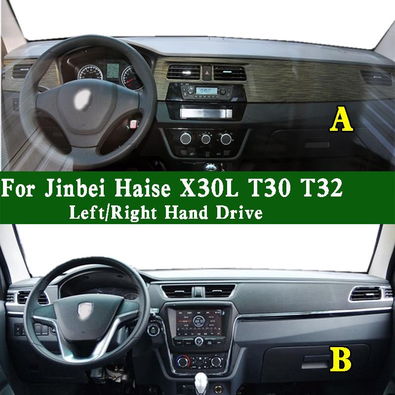 For Jinbei Haise S X30L T30 T32 T50 T52 Dashmat Dashboard Cover trument Panel Sunscreen Protective Pad Dash Mat