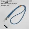Universal Phone Lanyard Metal Hook Crossbody Necklace Strap Adjustable Phone Strap  for Phone Case