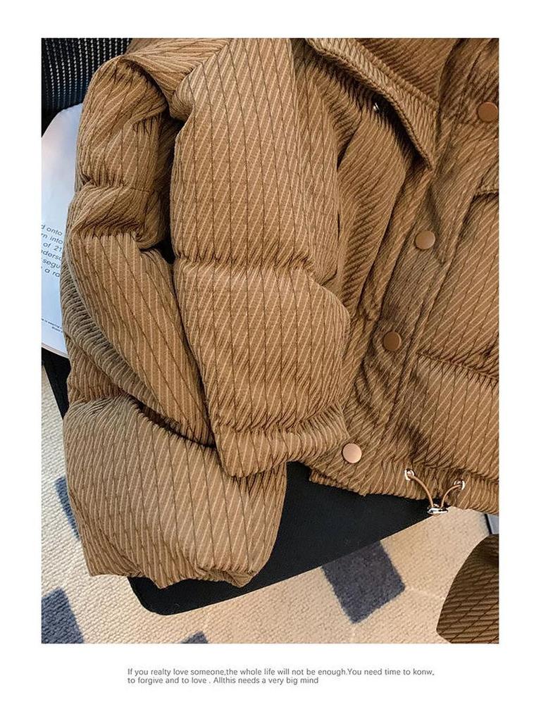 Women's 2023 Winter Cotton-Padded Short Jacket - Warm, Thick Stand-Up Collar, Trendy Versatile Design