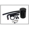 Oil Catch Can Tank / Air-Oil Separator Kit For Honda Civic 16-17 Black With Hose